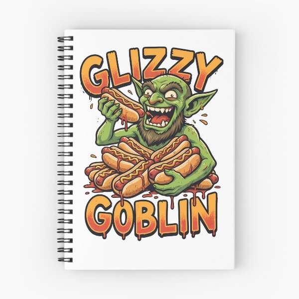 Item preview, Glizzy Goblin Funny Hot Dog Eating Monster designed and sold by k3rstman1.
