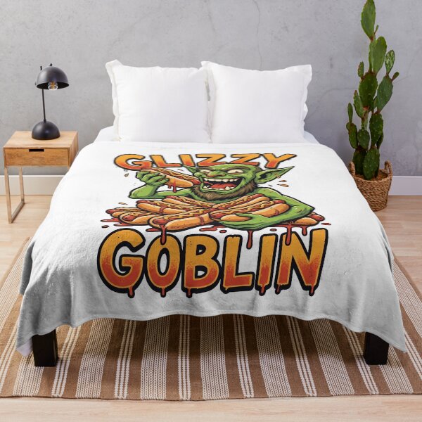 Item preview, Glizzy Goblin Funny Hot Dog Eating Monster designed and sold by k3rstman1.