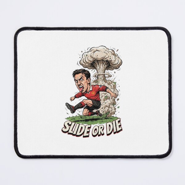 Item preview, Slide or Die Funny Soccer Player Explosion Cartoon designed and sold by annaarthk.