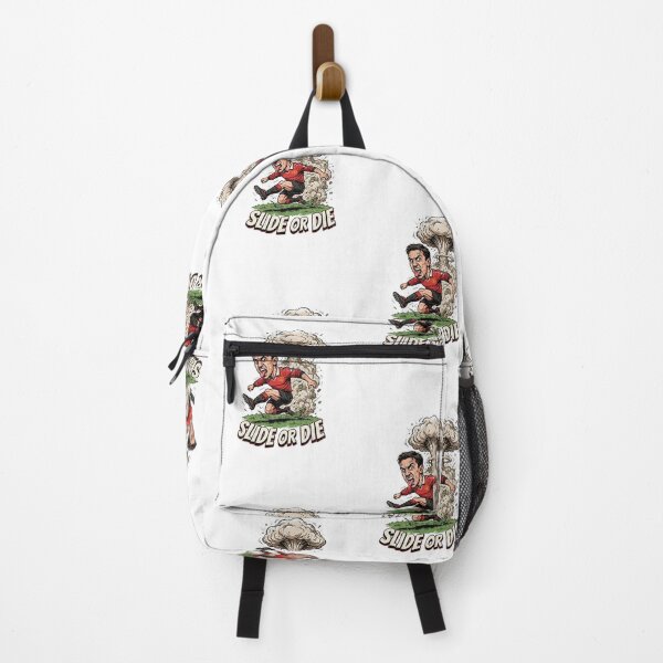 Item preview, Slide or Die Funny Soccer Player Explosion Cartoon designed and sold by annaarthk.