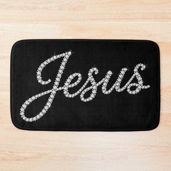 Item preview, Jesus Sparkle Cursive Script designed and sold by pixiedustpaint.