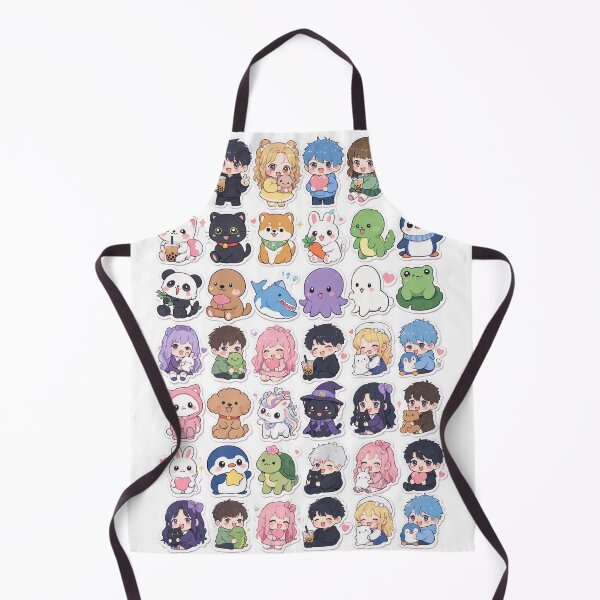 Item preview, Cute Kawaii Chibi Japanese characters beautiful love sweetheart pretty designed and sold by Vintage Designs +.