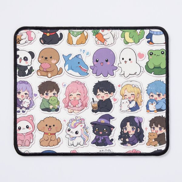 Item preview, Cute Kawaii Chibi Japanese characters beautiful love sweetheart pretty designed and sold by Vintage Designs +.
