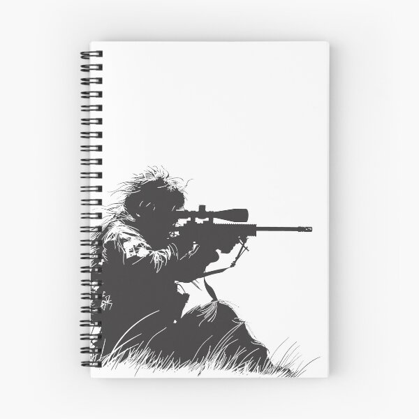 Item preview, Elite Sniper Ghillie Silhouette - Tactical Military Art designed and sold by Outlet Raloel.