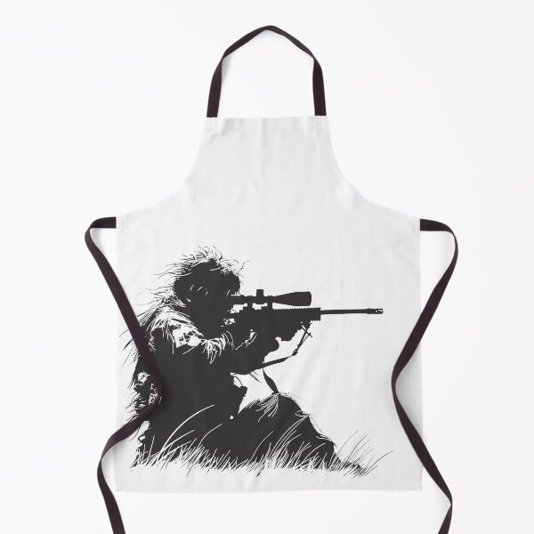 Item preview, Elite Sniper Ghillie Silhouette - Tactical Military Art designed and sold by Outlet Raloel.
