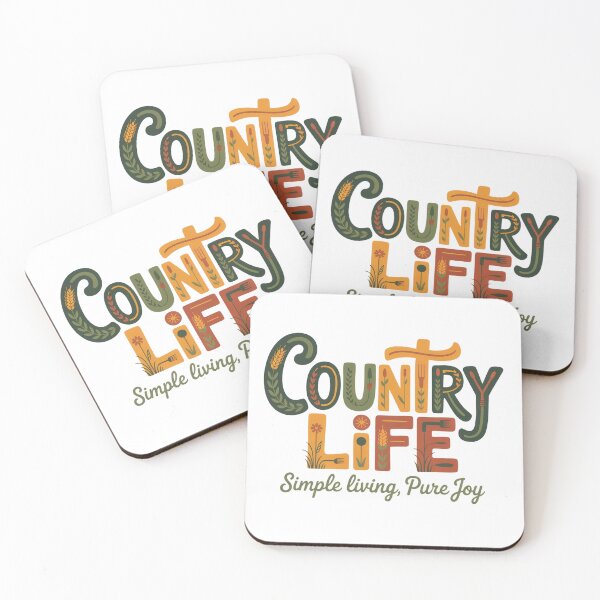 Item preview, Country Life Simple Living Pure Joy designed and sold by J-CCreations.