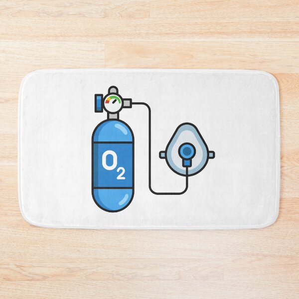 Item preview, Oxygen Tank And Mask Medical Icon designed and sold by VectorForge Studio.