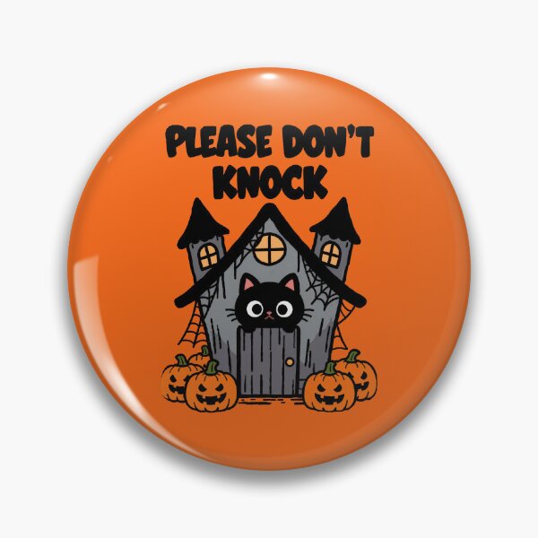 Item preview, Please Don't Knock Introvert Halloween Cat   T-shirt. designed and sold by Nuttajak.