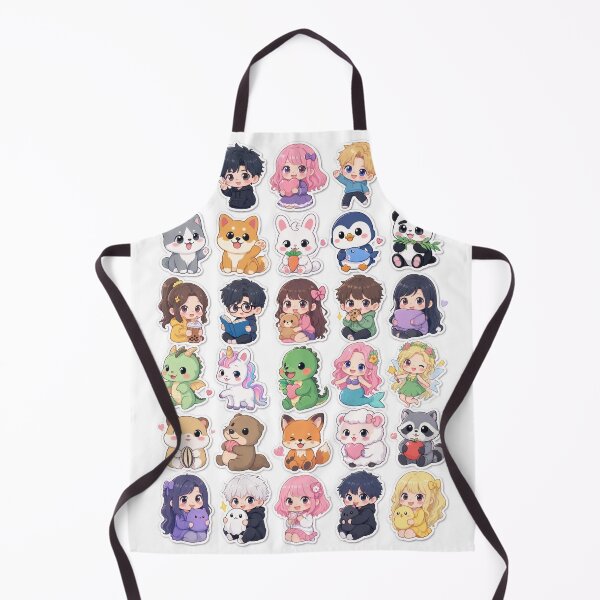 Item preview, Cute Kawaii Chibi Japanese characters beautiful love sweetheart pretty designed and sold by Vintage Designs +.