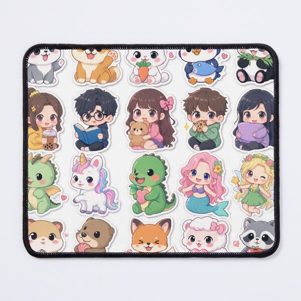 Item preview, Cute Kawaii Chibi Japanese characters beautiful love sweetheart pretty designed and sold by Vintage Designs +.