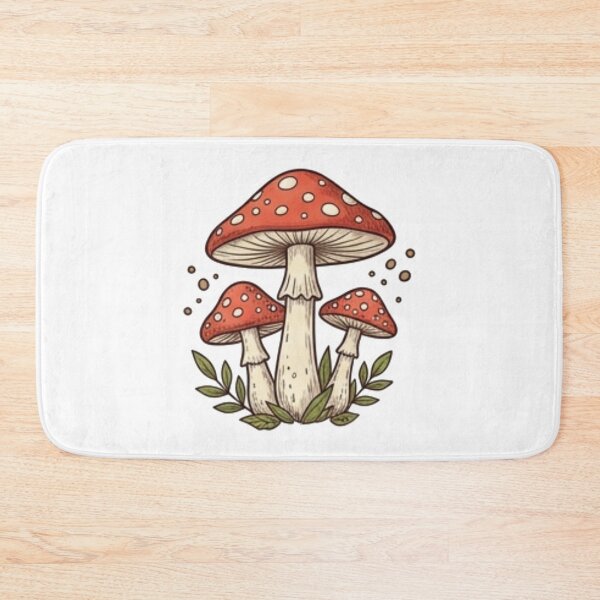 Item preview, Vintage Cottagecore Red Toadstool Mushroom Forest Botanical Aesthetic designed and sold by Rehnair.