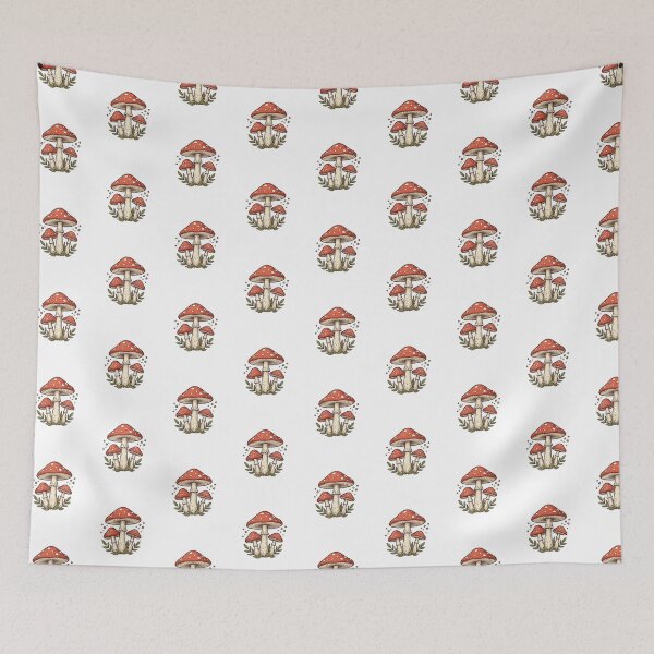 Item preview, Vintage Cottagecore Red Toadstool Mushroom Forest Botanical Aesthetic designed and sold by Rehnair.