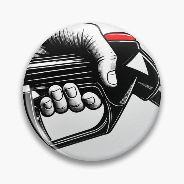 Item preview, Fuel Nozzle Hand – Gas Station & Petrol Pump Lover Design designed and sold by Brandady.