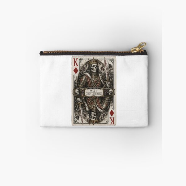 Item preview, War – King of Diamonds | Four Horsemen of the Apocalypse Gothic Playing Card Active T-Shirt designed and sold by Kromia.