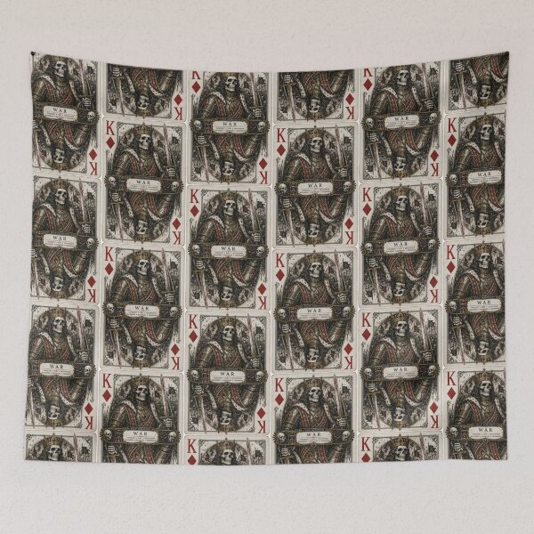 Item preview, War – King of Diamonds | Four Horsemen of the Apocalypse Gothic Playing Card Active T-Shirt designed and sold by Kromia.