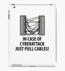 In case of cyberattack just pull cables iPad Case/Skin