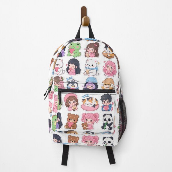Item preview, Cute Kawaii Chibi Japanese characters beautiful love sweetheart pretty designed and sold by Vintage Designs +.