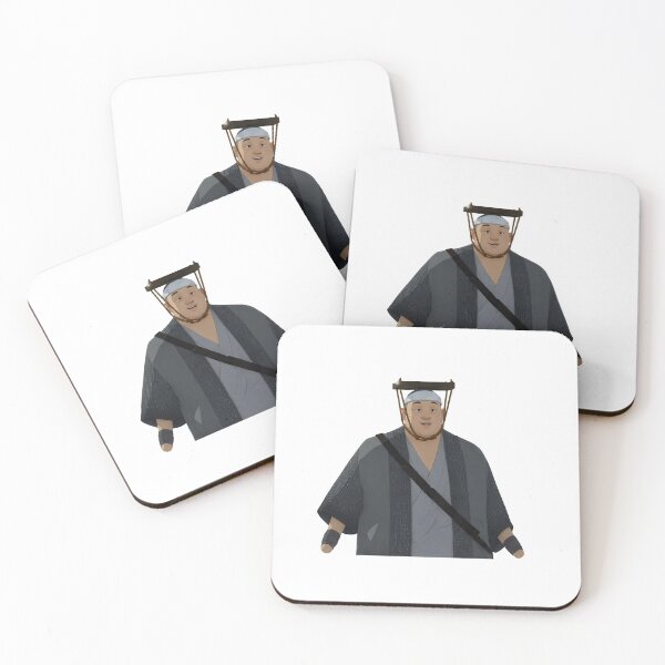 Item preview, Ringo Blue Eye Samuai Fan Graphic Design Sticker designed and sold by FanFueledStickers.
