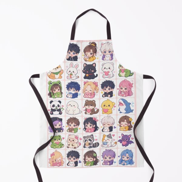 Item preview, Cute Kawaii Chibi Japanese characters beautiful love sweetheart pretty designed and sold by Vintage Designs +.
