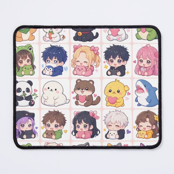 Item preview, Cute Kawaii Chibi Japanese characters beautiful love sweetheart pretty designed and sold by Vintage Designs +.