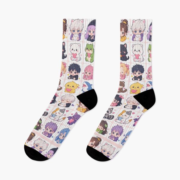 Item preview, Cute Kawaii Chibi Japanese characters beautiful love sweetheart pretty designed and sold by Vintage Designs +.
