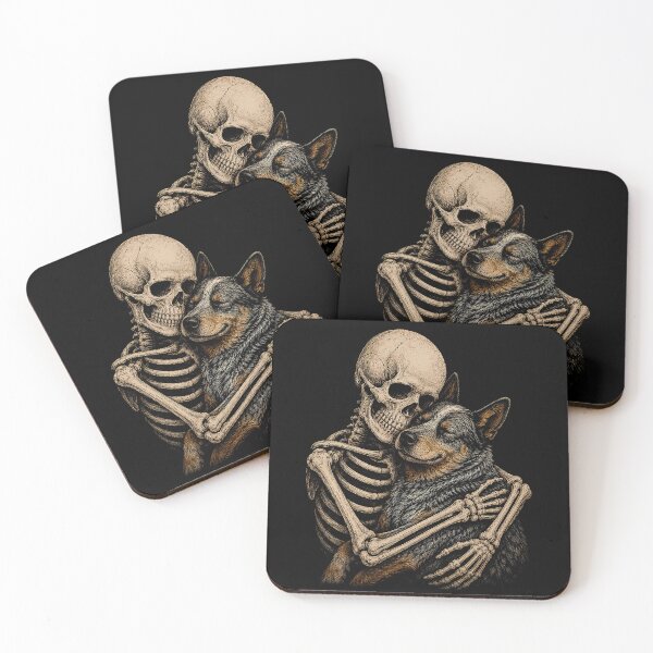 Item preview, Skeleton and Texas Heeler Embrace Graphic Design designed and sold by rafaeltto.