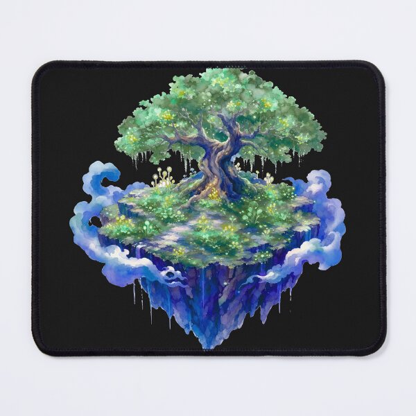 Item preview, enchanted floating island tree designed and sold by introvertarts.