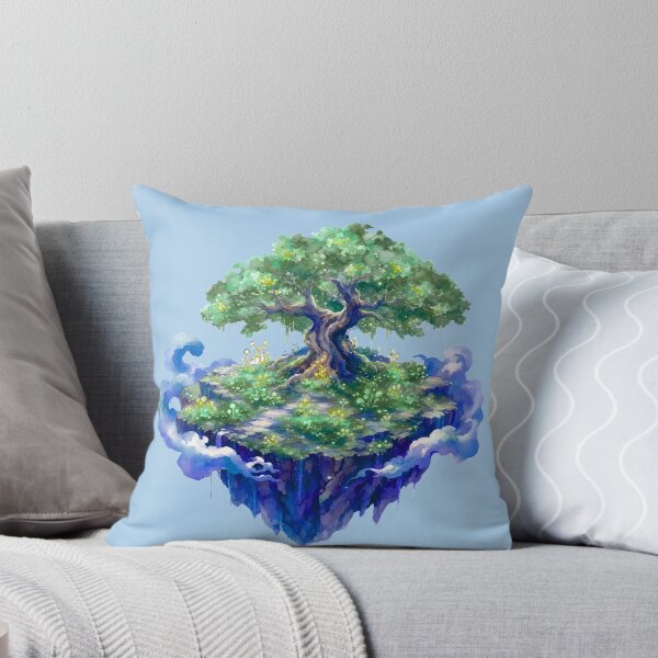 Item preview, enchanted floating island tree designed and sold by introvertarts.