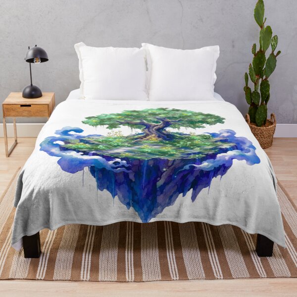 Item preview, enchanted floating island tree designed and sold by introvertarts.
