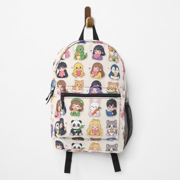 Item preview, Cute Kawaii Chibi Japanese characters beautiful love sweetheart pretty designed and sold by Vintage Designs +.