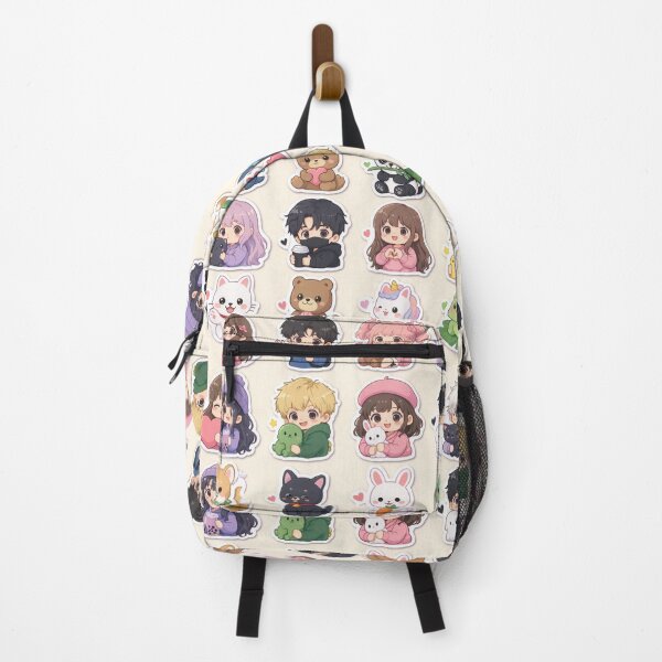 Item preview, Cute Kawaii Chibi Japanese characters beautiful love sweetheart pretty designed and sold by Vintage Designs +.