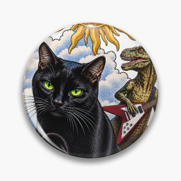Aperçu de l'œuvre Dinosaure de Black Cat Rock créée et vendue par Peac7e.