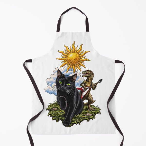 Item preview, Black Cat Rock Dinosaur designed and sold by Peac7e.