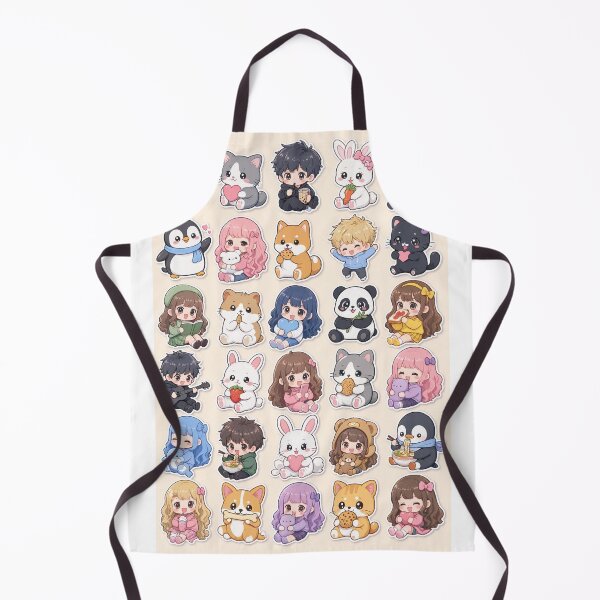 Item preview, Cute Kawaii Chibi Japanese characters beautiful love sweetheart pretty designed and sold by Vintage Designs +.