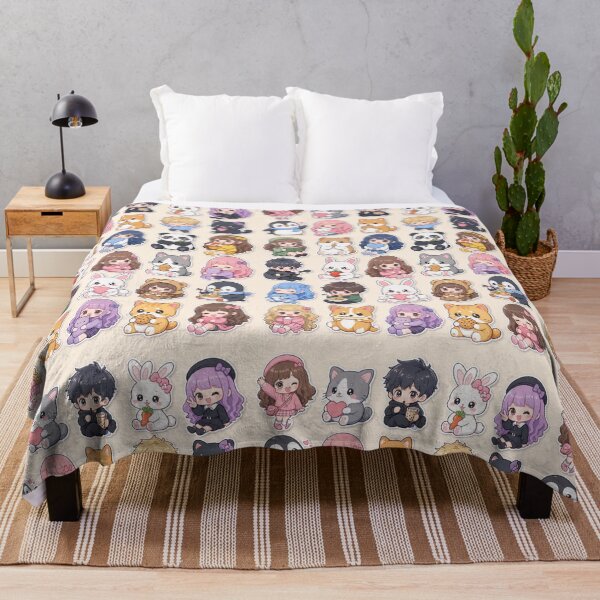 Item preview, Cute Kawaii Chibi Japanese characters beautiful love sweetheart pretty designed and sold by Vintage Designs +.