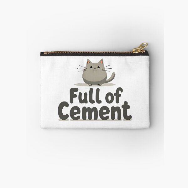 Item preview, I eat cement  full of cement  funny meme cat cartoon designed and sold by Panya-Design.