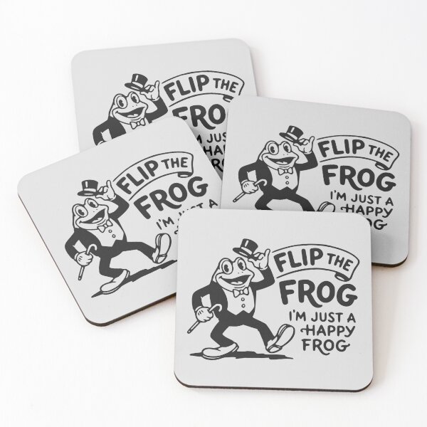 Item preview, Flip The Frog Retro 1930s Rubber Hose Cartoon | I'm Just a Happy Frog designed and sold by VoglR.