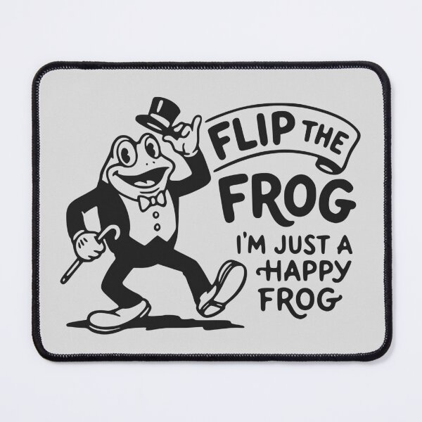Item preview, Flip The Frog Retro 1930s Rubber Hose Cartoon | I'm Just a Happy Frog designed and sold by VoglR.