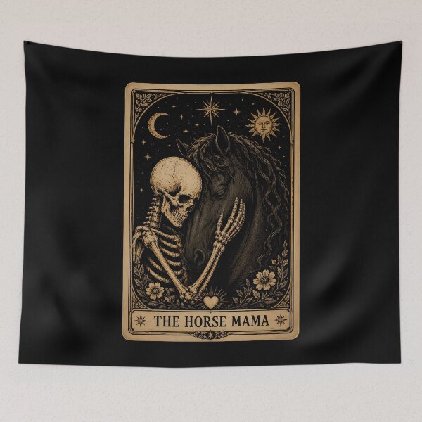 Item preview, Skeleton and Horse Embrace Design for Horse Lovers Halloween designed and sold by rafaeltto.