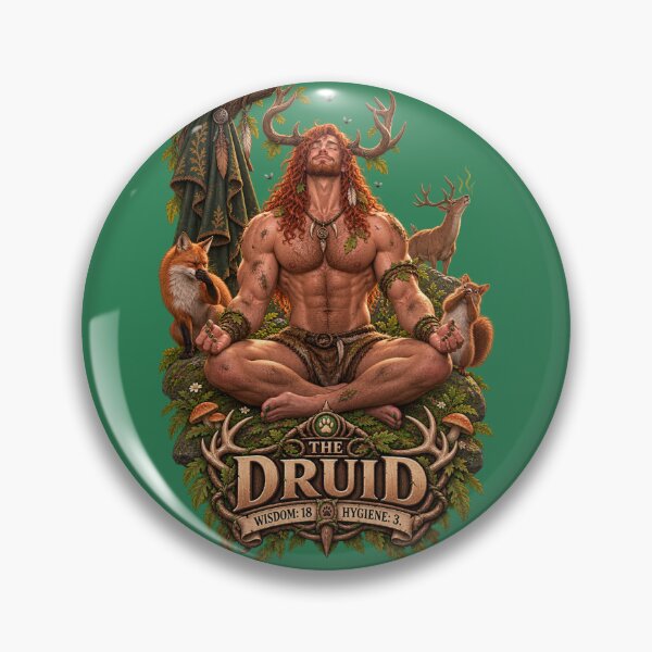 Item preview, The Druid: Wisdom 18 Hygiene 3 designed and sold by The Wayward Heroes Guild.
