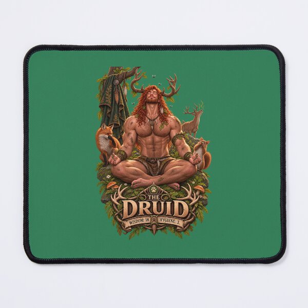 Item preview, The Druid: Wisdom 18 Hygiene 3 designed and sold by bareblade.