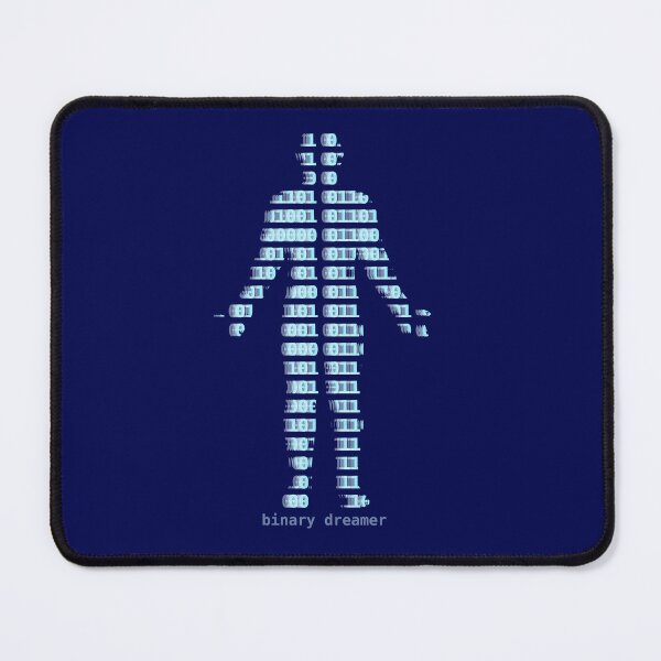 Item preview, Binary dreamer - binary is the language of computers - surely they dream ? designed and sold by LittleGreyMan2026.