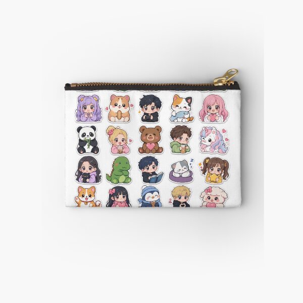 Item preview, Cute Kawaii Chibi Japanese characters beautiful love sweetheart pretty designed and sold by Vintage Designs +.