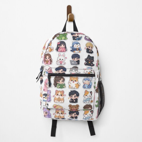 Item preview, Cute Kawaii Chibi Japanese characters beautiful love sweetheart pretty designed and sold by Vintage Designs +.