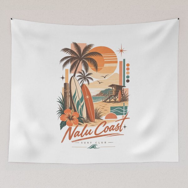 Item preview, Nalu Coast | Tropical Surf Club Beach   designed and sold by Nalu Coast.