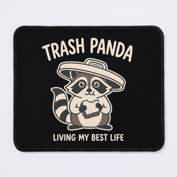 Item preview, Trash Panda Raccoon Living My Best Life | Funny Raccoon Lover designed and sold by StickerNestYou.