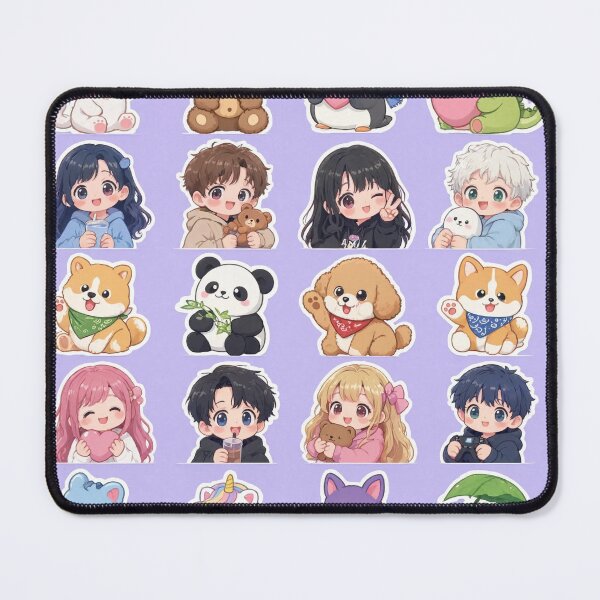 Item preview, Cute Kawaii Chibi Japanese characters beautiful love sweetheart pretty designed and sold by Vintage Designs +.