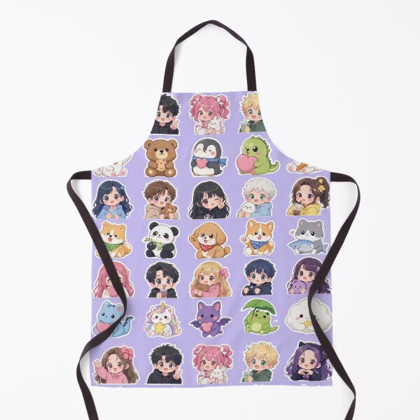 Item preview, Cute Kawaii Chibi Japanese characters beautiful love sweetheart pretty designed and sold by Vintage Designs +.