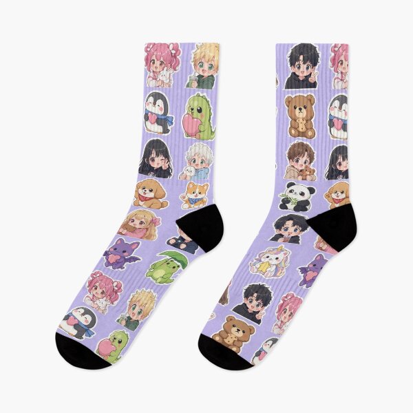 Item preview, Cute Kawaii Chibi Japanese characters beautiful love sweetheart pretty designed and sold by Vintage Designs +.