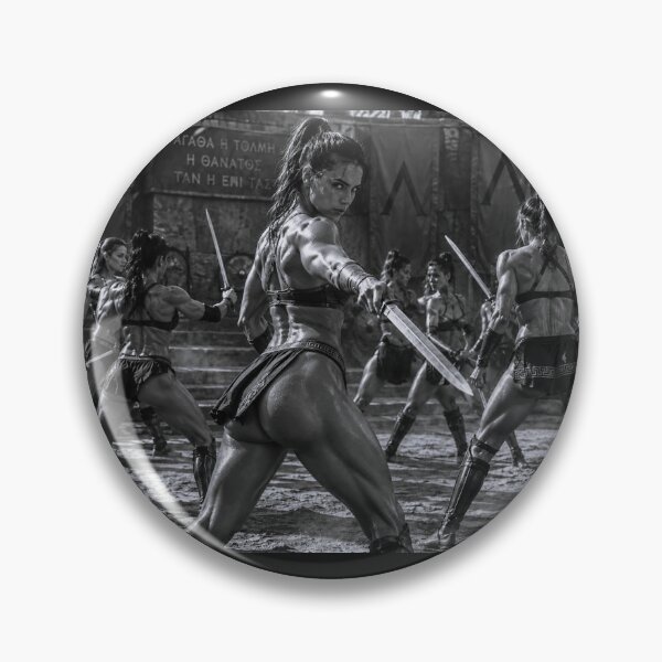 Item preview, Spartan Warrior Women Training – Black & White Ancient Greece Art   designed and sold by Ancient-Era.